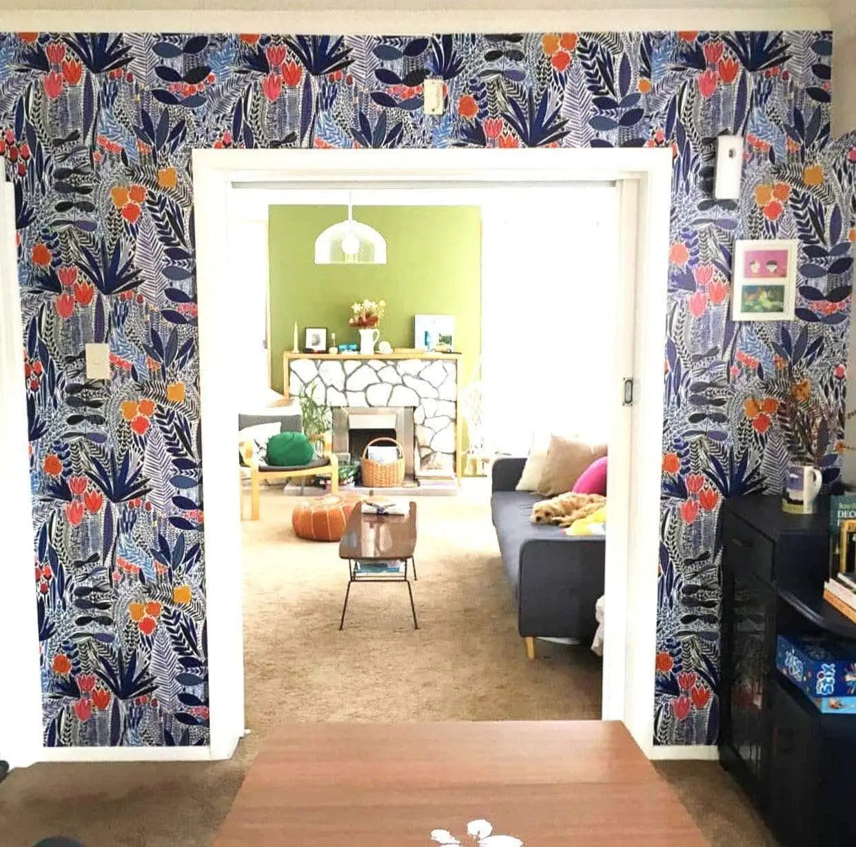 MUSE Wall Studio Blue Wildflower Field