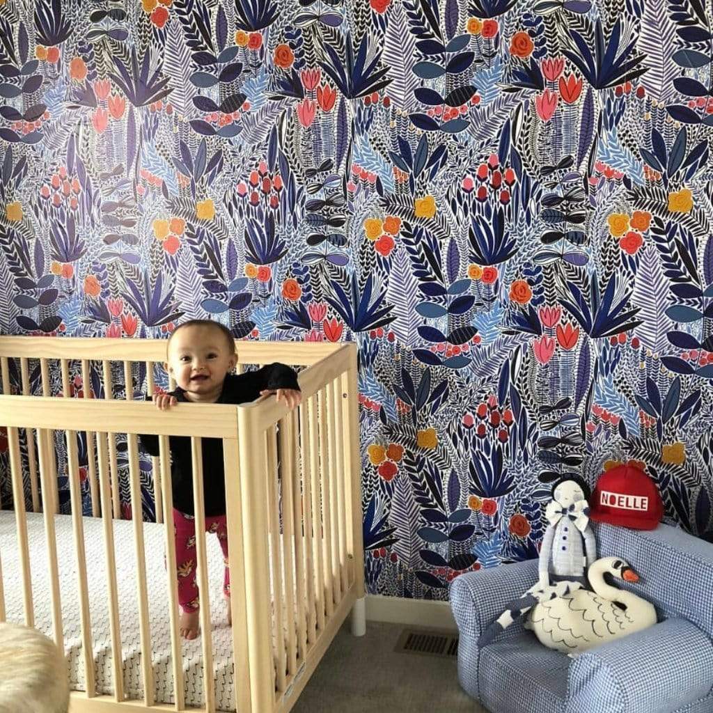 MUSE Wall Studio Blue Wildflower Field