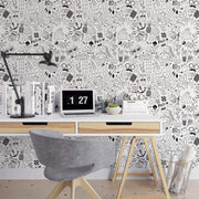 MUSE Wall Studio Party Favor Doodle Wallpaper