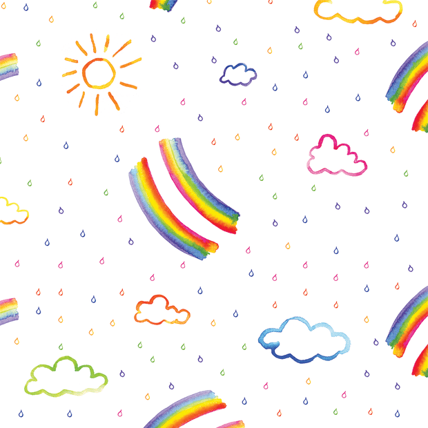 MUSE Wall Studio Rainbow Clouds and Sunshine Skies