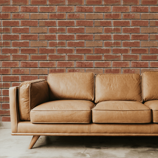 Red Brick Peel and Stick Wallpaper