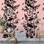 MUSE Wall Studio Silhouette Bird and Branch in Blush
