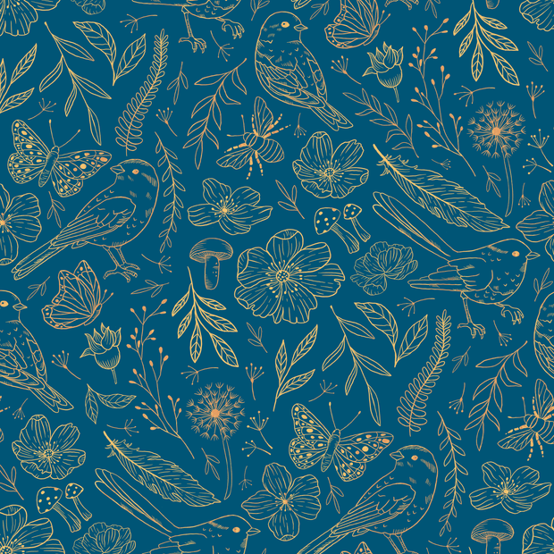 MUSE Wall Studio Garden Grace Navy