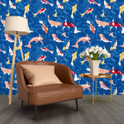 MUSE Wall Studio Koi Pond in Blue Water