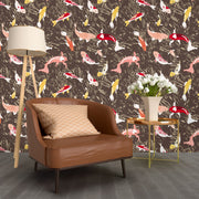 MUSE Wall Studio Koi Pond in Taupe Water