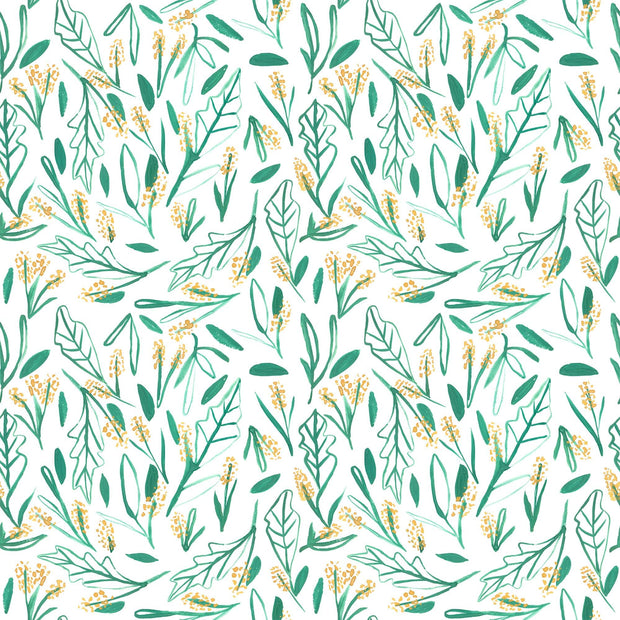 MUSE Wall Studio MUSTARD SEEDS & GREEN LEAVES