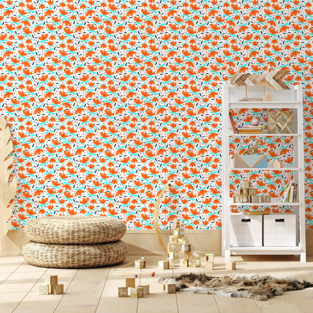 Spring Floral II Removable Wallpaper
