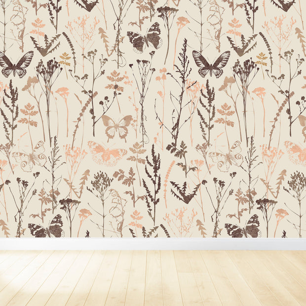 MUSE Wall Studio Vintage Meadows Tan and Terra Cotta (Copy) (Copy)