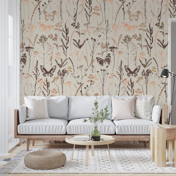 MUSE Wall Studio Vintage Meadows Tan and Terra Cotta (Copy) (Copy)