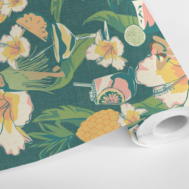 MUSE Wall Studio Vintage Vacation Drinks (Green)