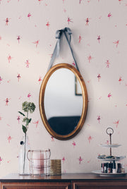 MUSE Wall Studio wallpaper Elegant Pink Ballerinas