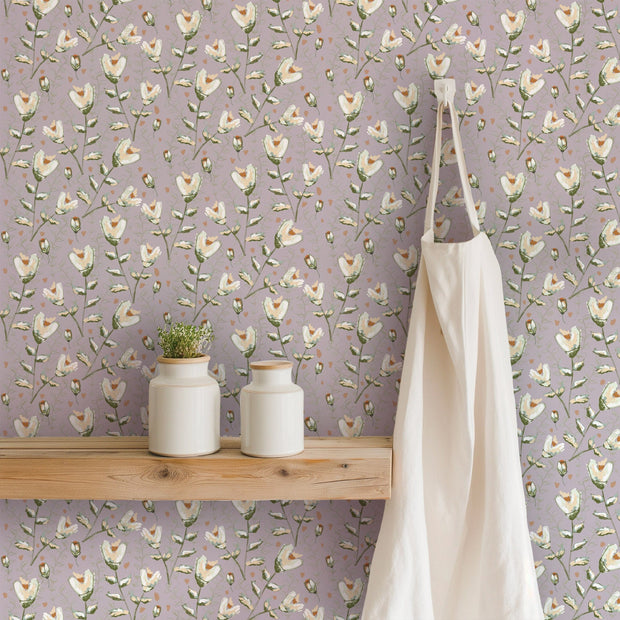 MUSE Wall Studio wallpaper Spring Blooms (Mauve)