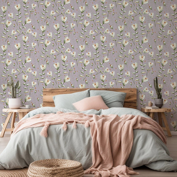 MUSE Wall Studio wallpaper Spring Blooms (Mauve)