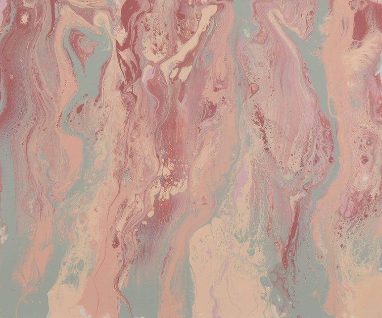 Abstract Pink Marble Removable Wall Mural