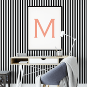 MUSE Wall Studio Black and White Stripes