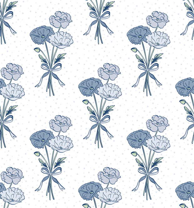 MUSE Wall Studio Blue Poppies