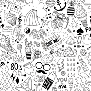 MUSE Wall Studio Party Favor Doodle Wallpaper