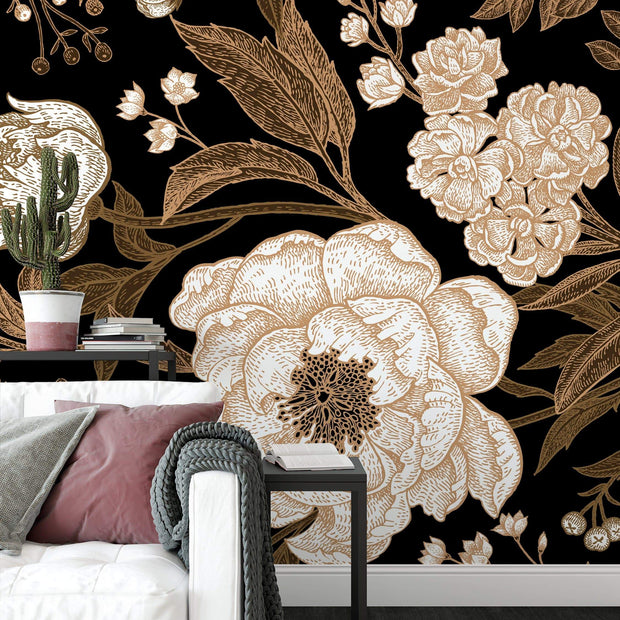 Retro Wallpaper for the Restaurant, Office or Home – MUSE Wall Studio