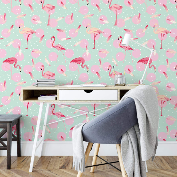MUSE Wall Studio Flamingo Feathers