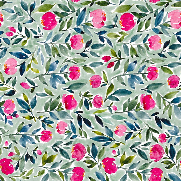 MUSE Wall Studio Popping Peonies Green