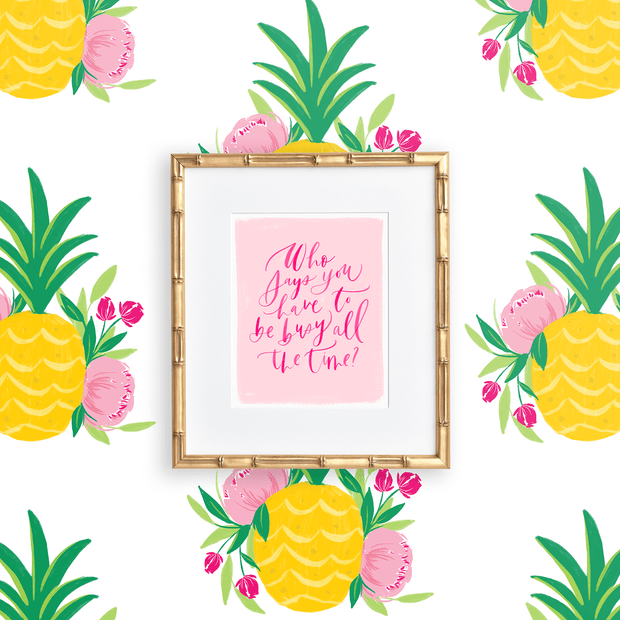 MUSE Wall Studio Petite Pineapple Party