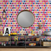 MUSE Wall Studio Watercolor dots removable wallpaper / cute self adhesive wallpaper / painted spots temporary wallpaper G199-27