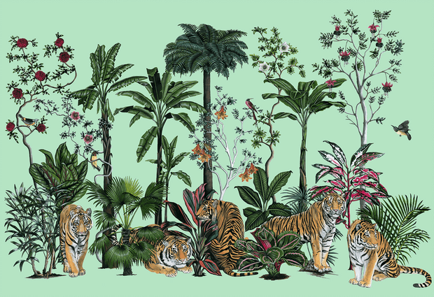 MUSE Wall Studio Tiger Summer in Green