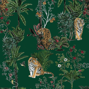 MUSE Wall Studio Tiger Tropics in Green