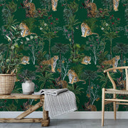 MUSE Wall Studio Tiger Tropics in Green