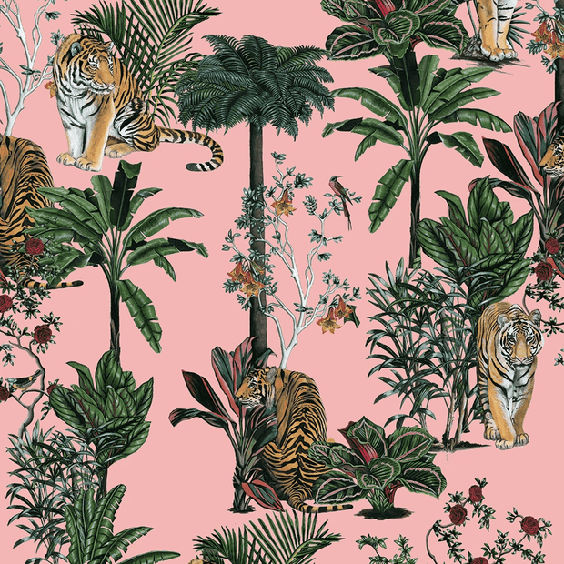 MUSE Wall Studio Tiger Tropics in Pink